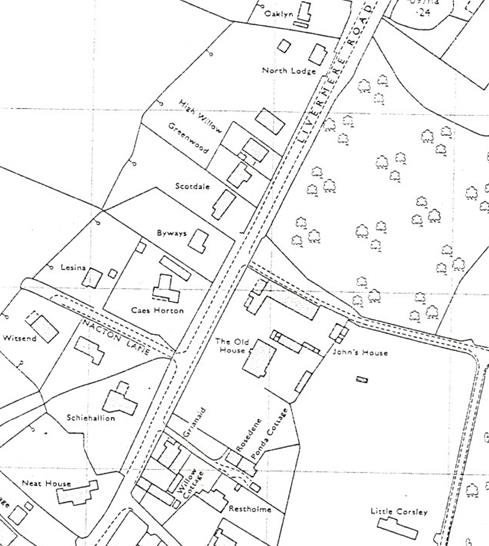 1977 map of Old House